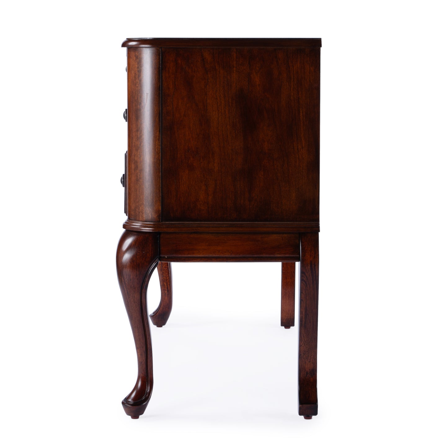 Charlotte Vanity Desk with Storage in Dark Brown 0735024