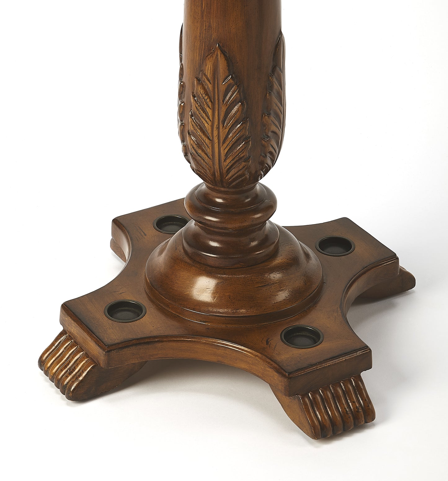 Laird Free-Standing Coat Rack With Umbrella Holder in Brown 0971001