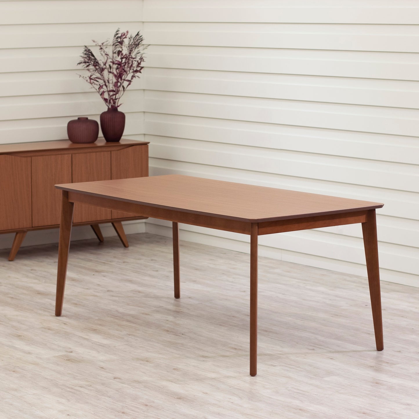 Manhattan Comfort Tudor 70.86 Dining Table in Maple Cream 1027652