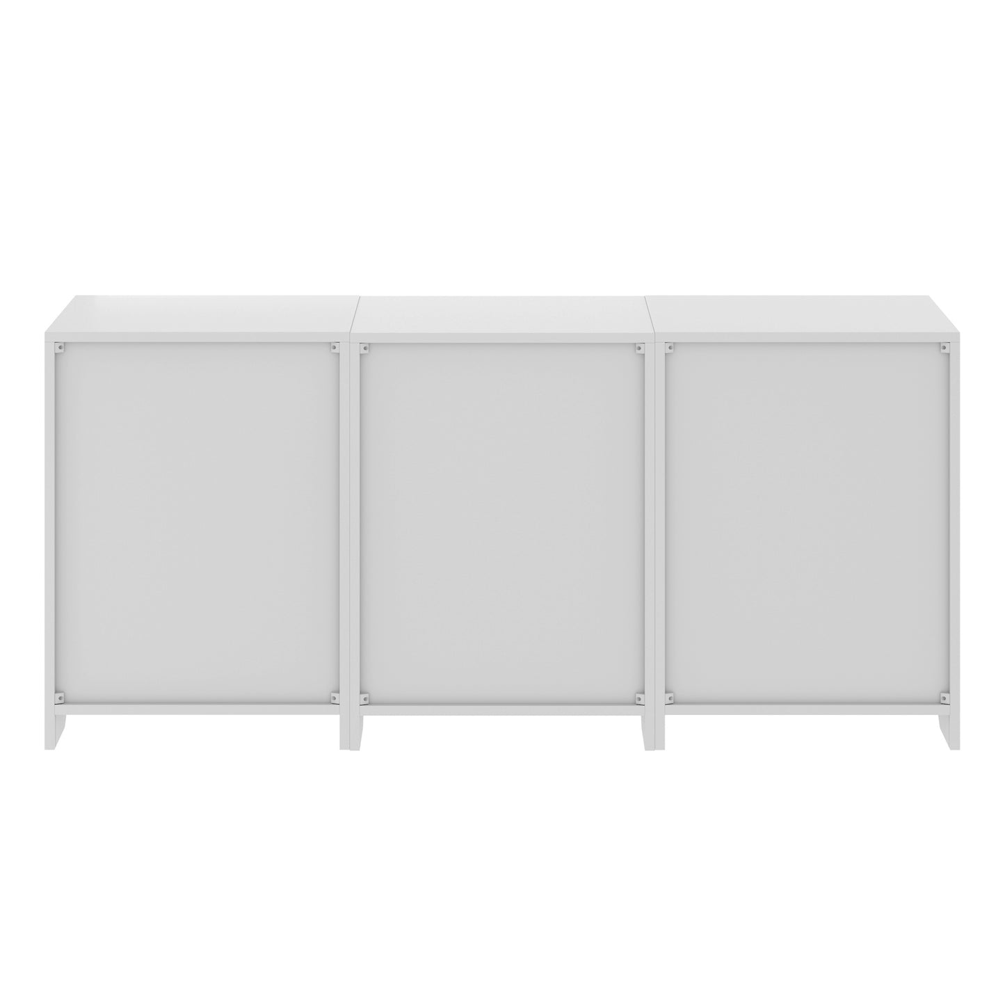 Nova 3-Pc Storage Cabinet Set, White