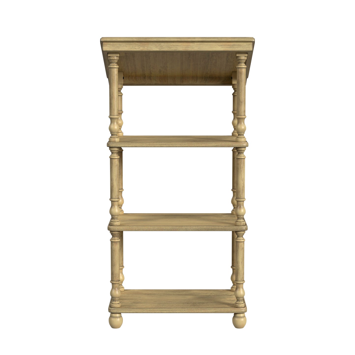 Alden 4- Tier Library Stand in Beige 1512424