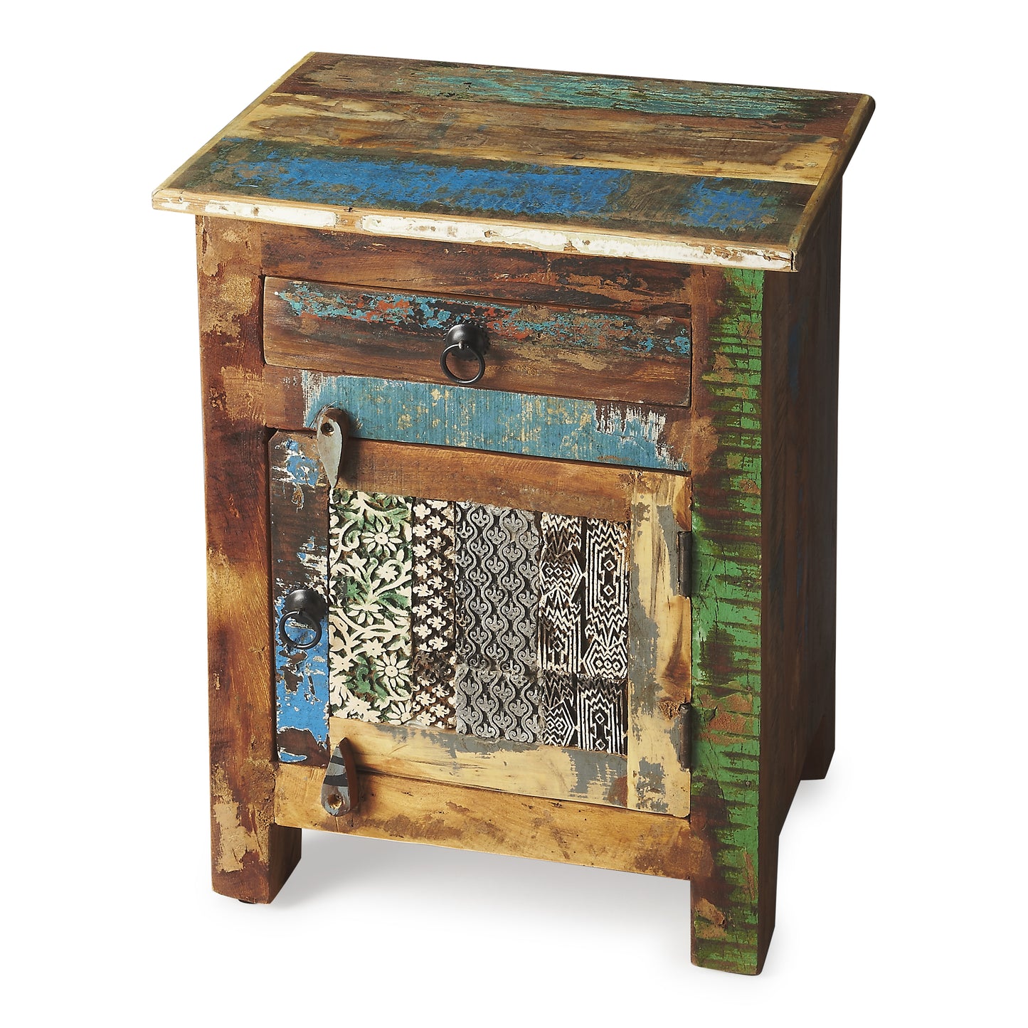 Butler Specialty Company Reverb 18.25 in. W Rectangular Wood Rustic 1 Drawer 1 Door Accent Chest, Assorted