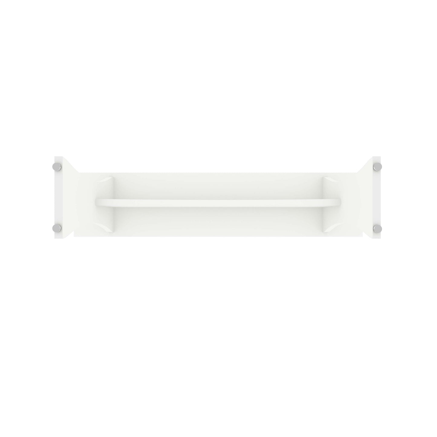 Coney Mid-Century Modern Dining Bench in White - Set of 2 184GMC1