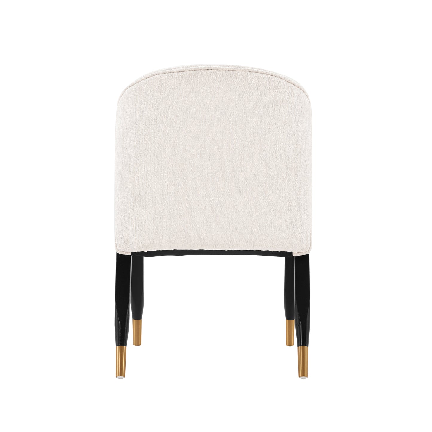 Manhattan Comfort Modern Ola Chenille Dining Chair in Cream- Set of 2 2-DC075-CR