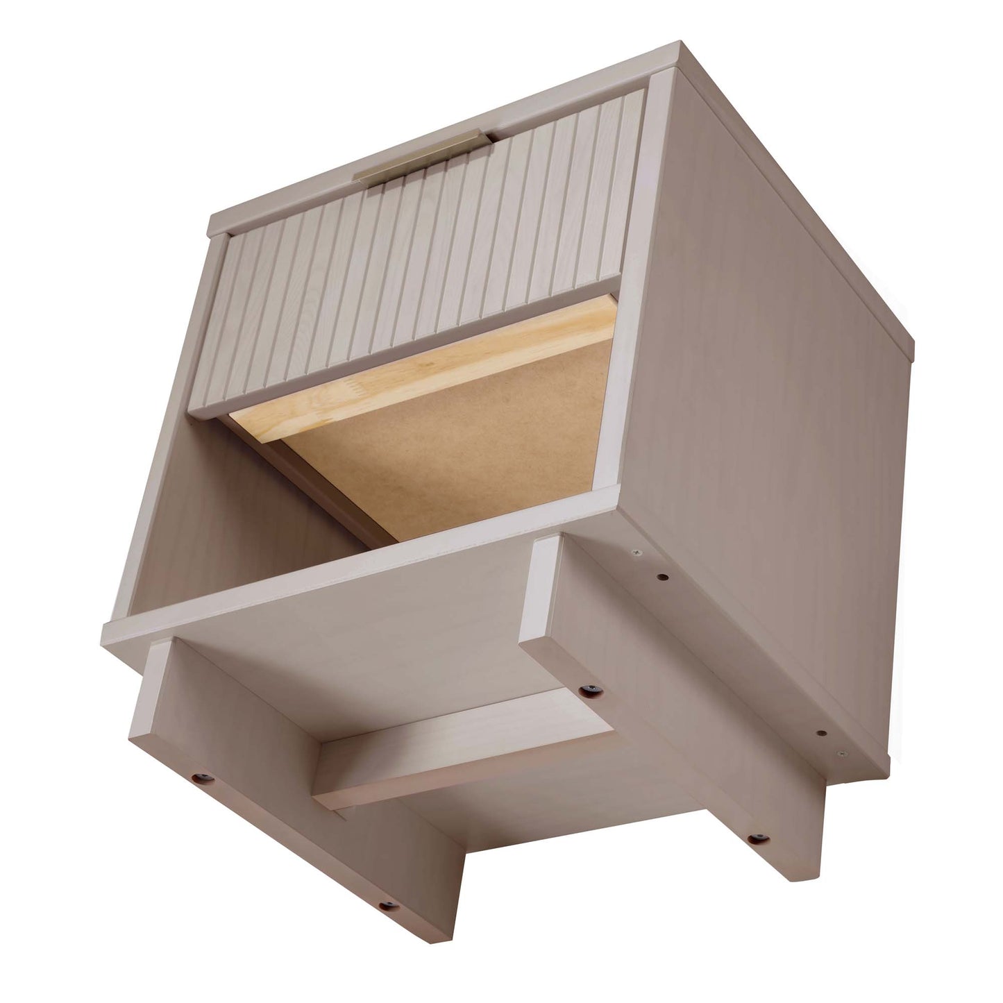 Granville Modern 18" Nightstand in Light Gray (1-Drawer) - Set of 2 2-NS-5006