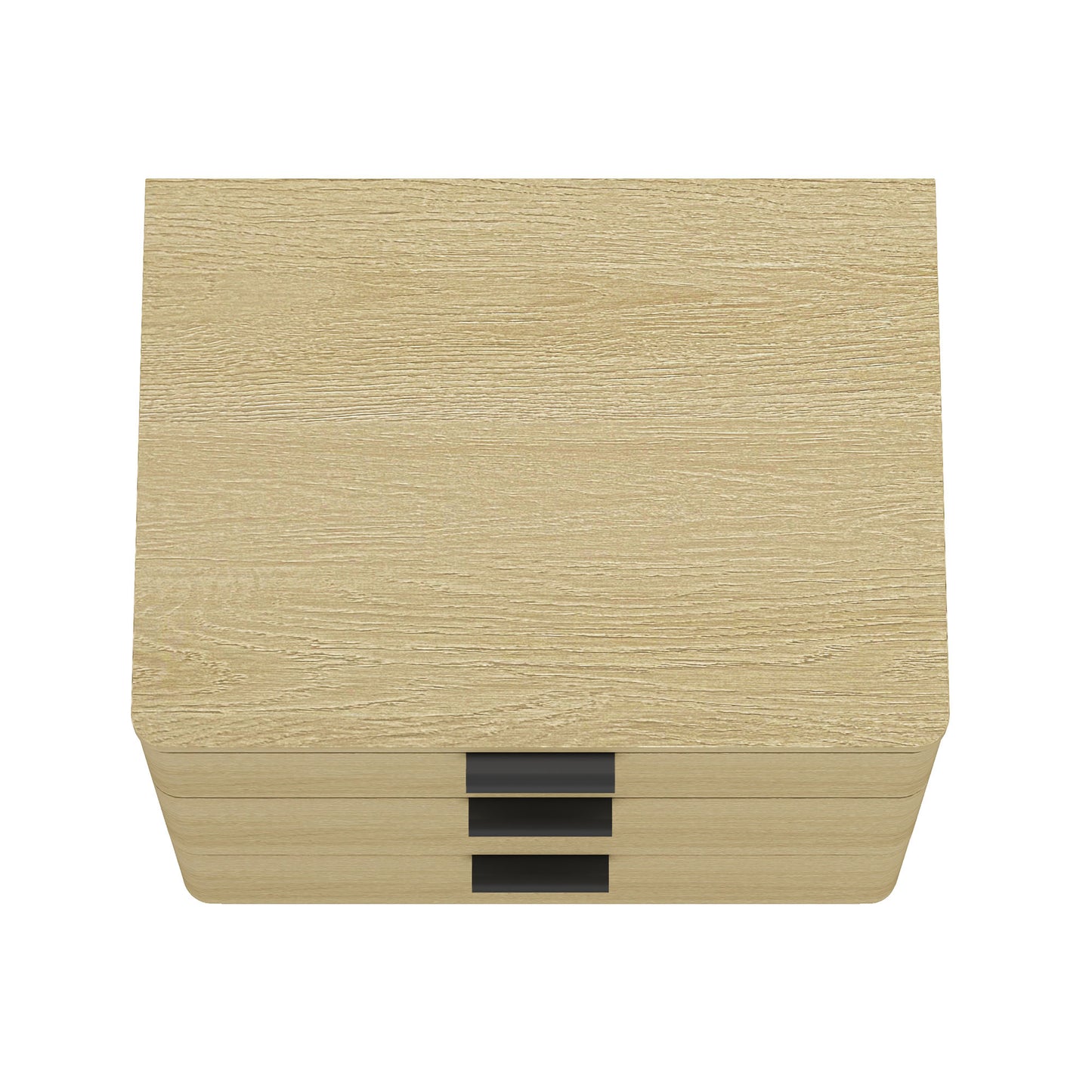 Payton Modern 26" Nightstand in Natural Oak (3-Drawer) - Set of 2 2-NS009-NO