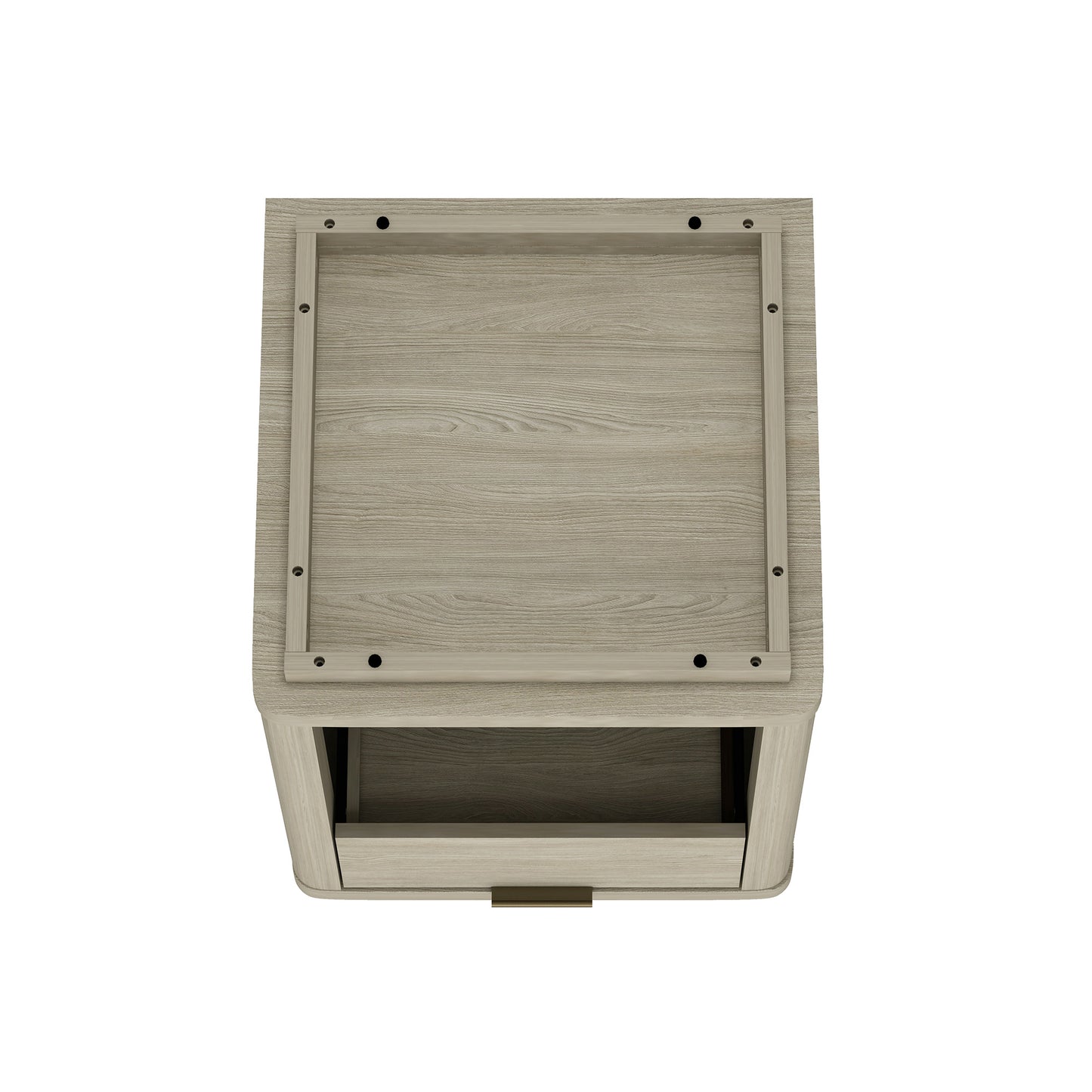 Evelyn Modern 20" Nightstand in Natural (1-Drawer) - Set of 2 2-NS011-NA