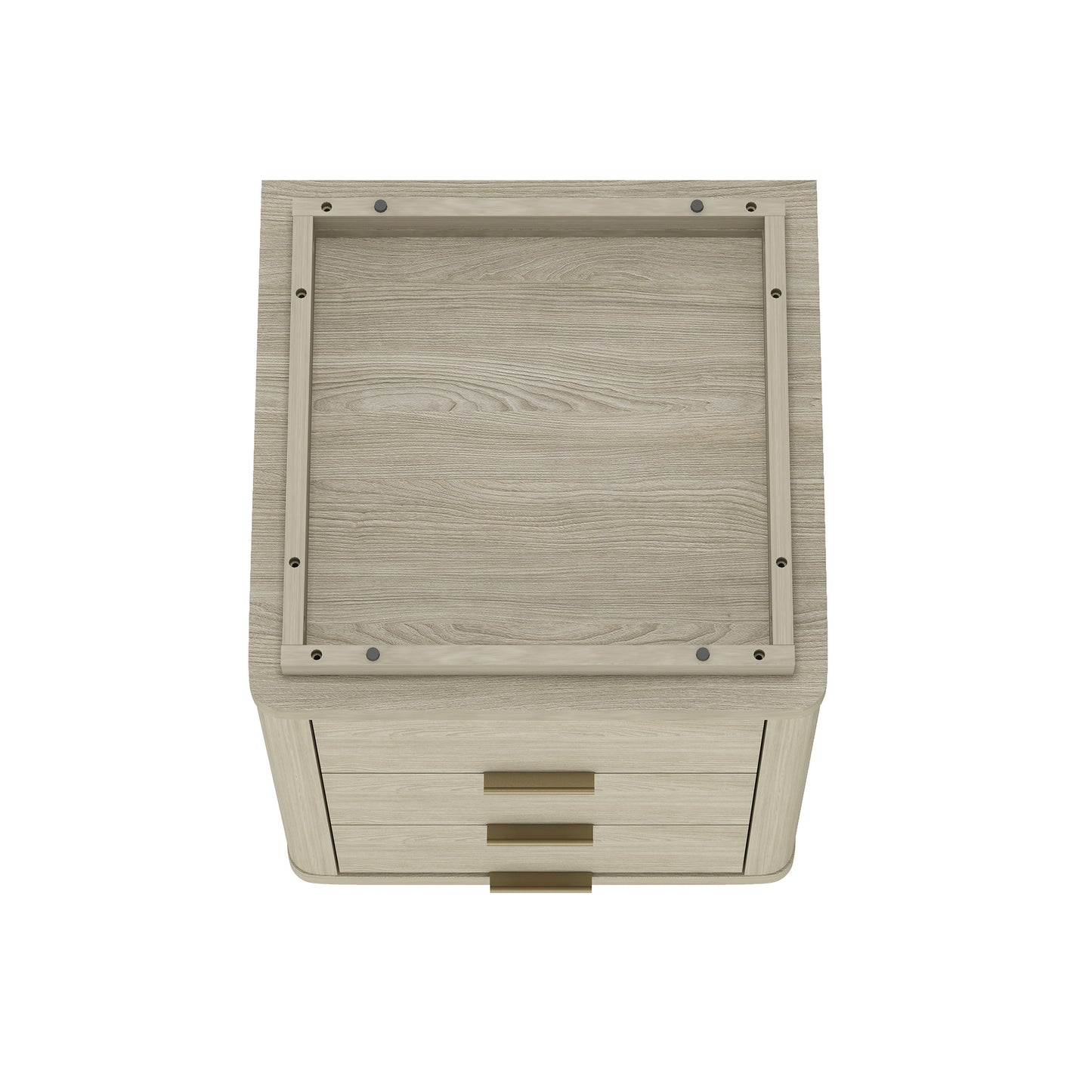 Evelyn Modern 20" Nightstand in Natural (3-Drawer) - Set of 2 2-NS013-NA
