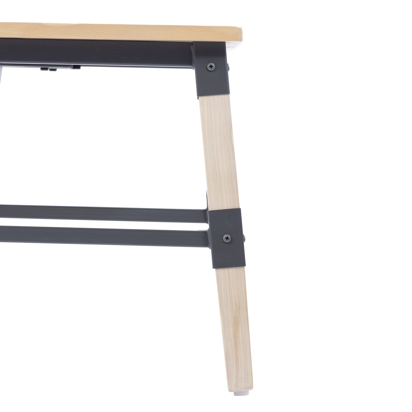 Jackson 2 Pack Commercial Grade Rustic Antique White Industrial Wood Dining Chair Antique White