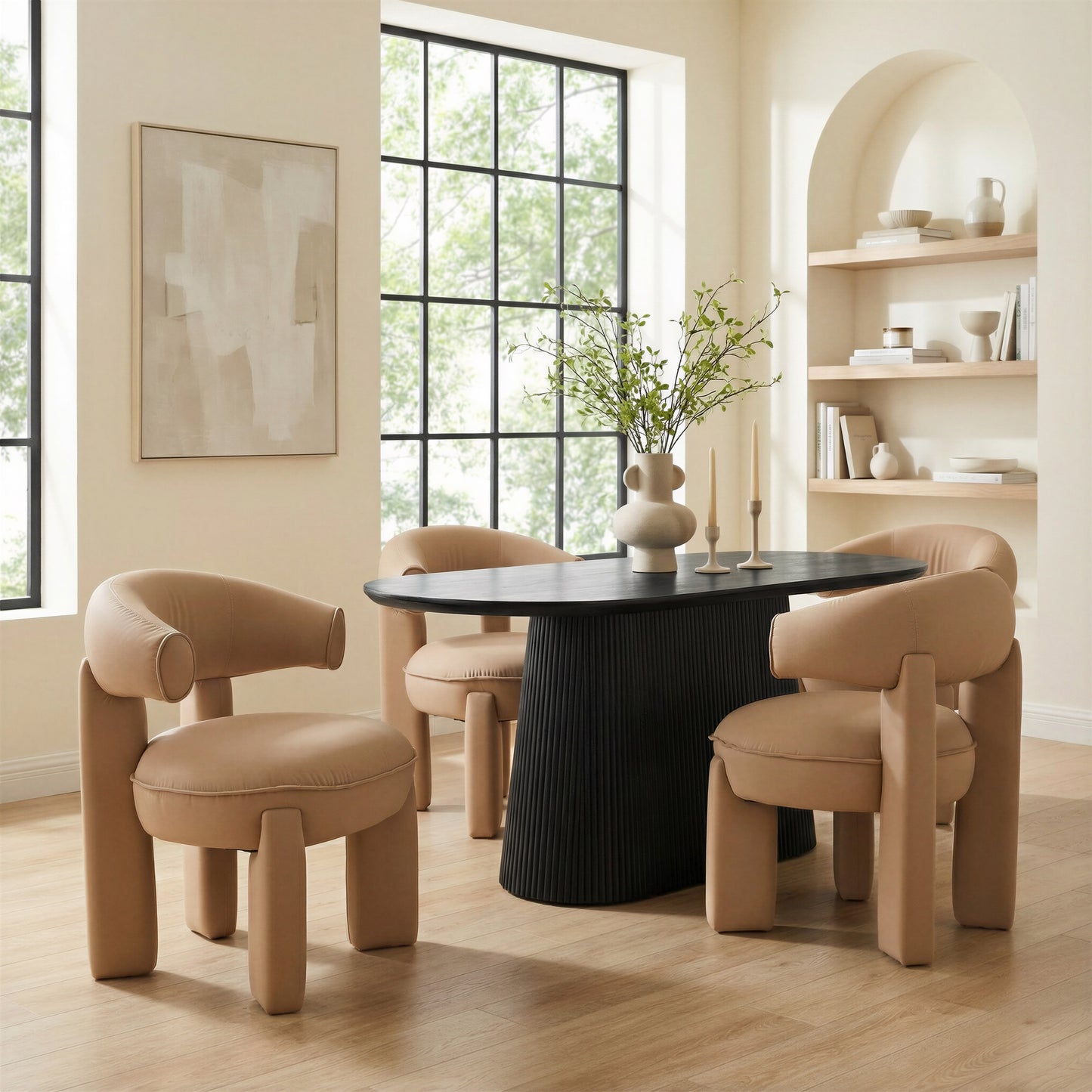 Cotsen Accent Chair Tan - 9