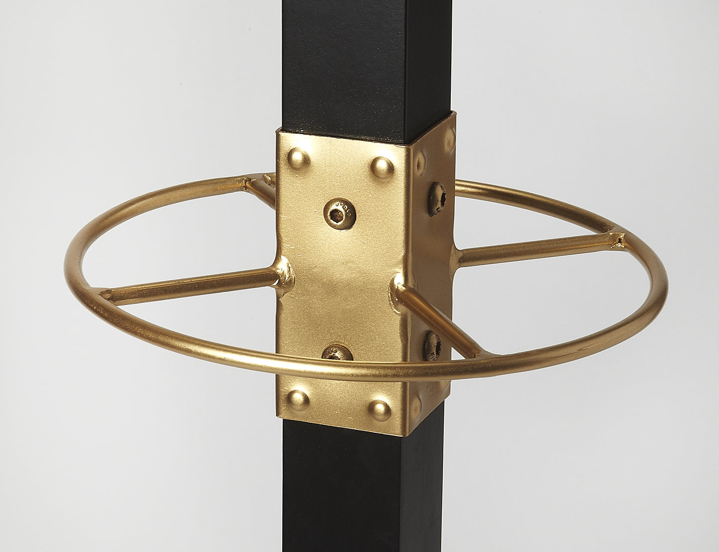 Logan Square & Coat Rack/Tree in Black,Gold 2059234