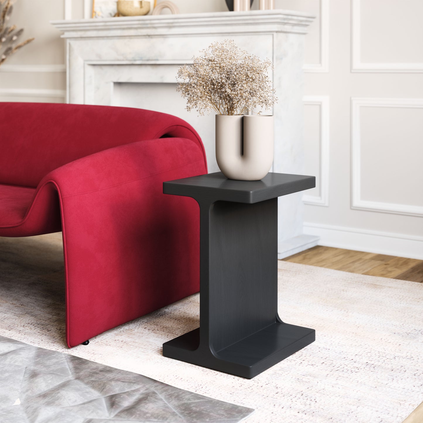 Bama Side Table Black - 6