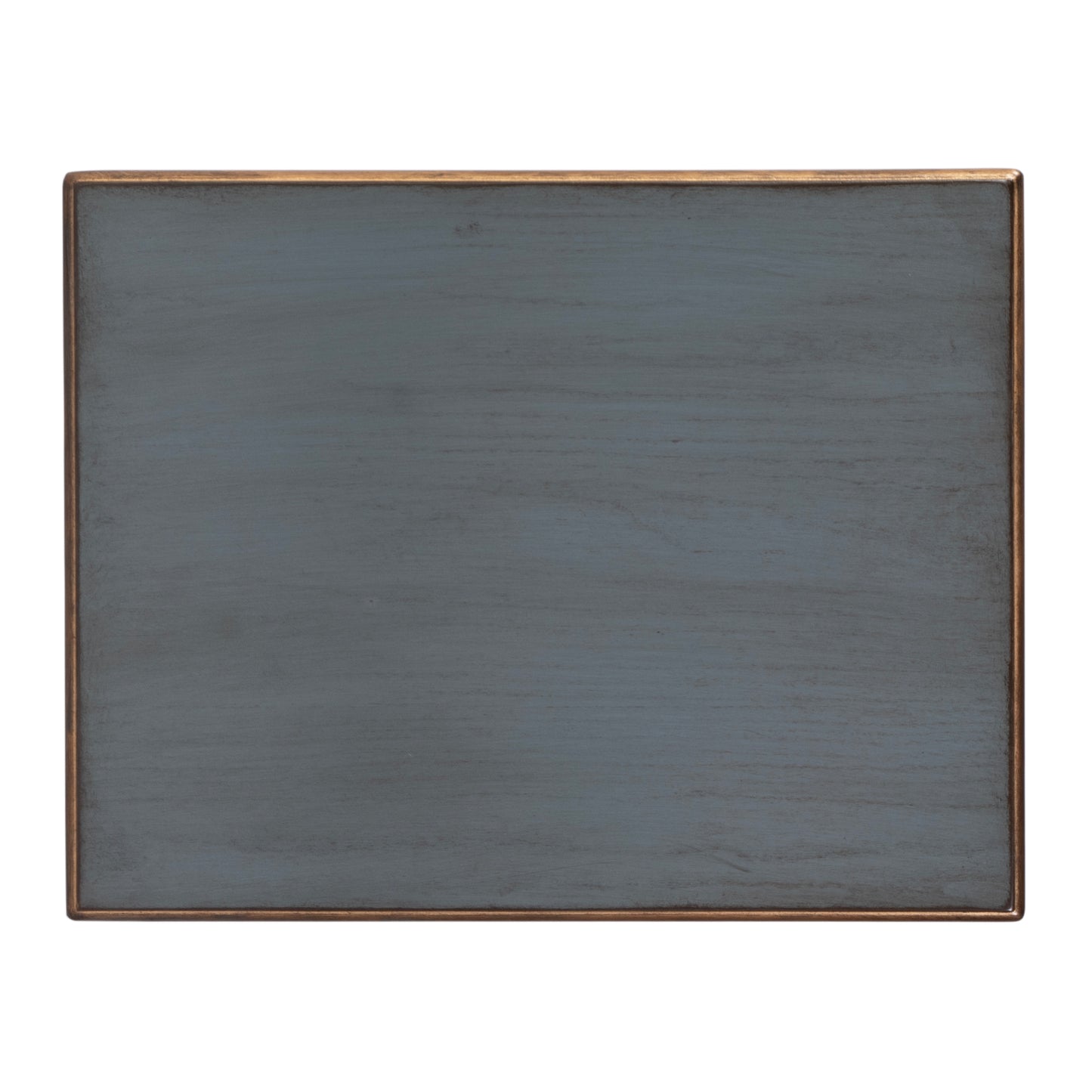 Butler Specialty Company Tyler 18 in. W Rectangular Wood Side Table with 4-Way Match Veneer Inlay, Pastel Blue