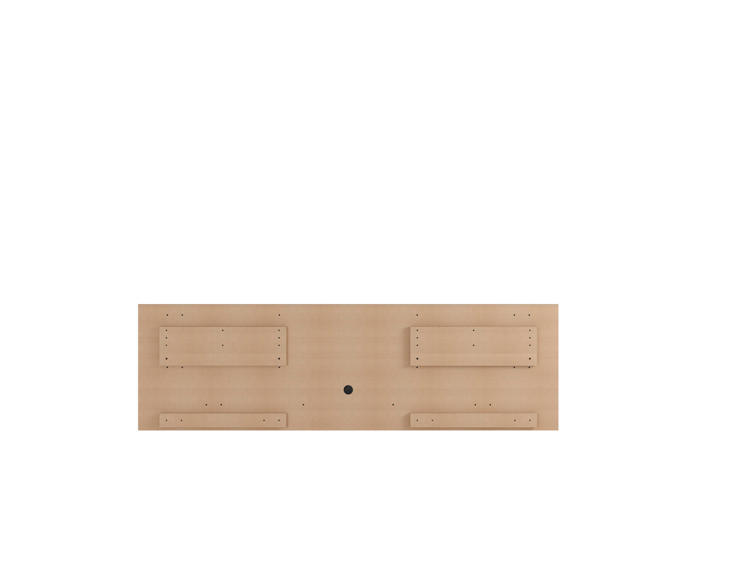 Manhattan Comfort Astor 70.86 Modern Floating Entertainment Center 1.0 with Media Shelves in Rustic Brown and Yellow 222BMC94