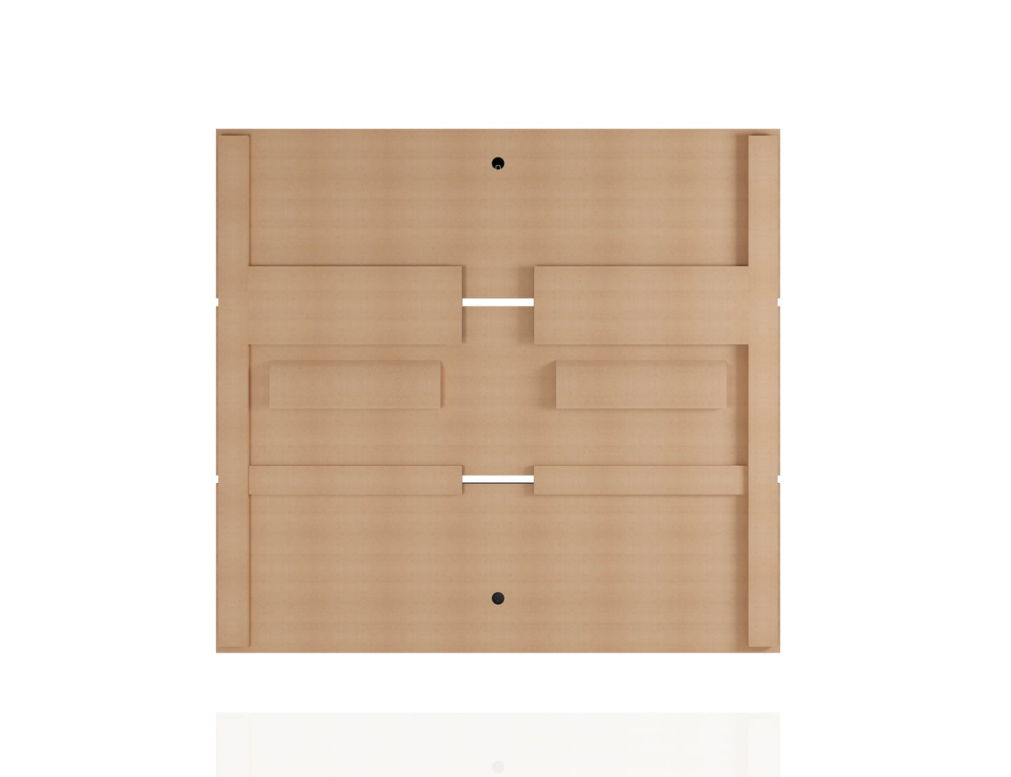 Manhattan Comfort Astor 70.86 Modern Floating Entertainment Center 2.0 with Media and Décor Shelves in Off White 223BMC1