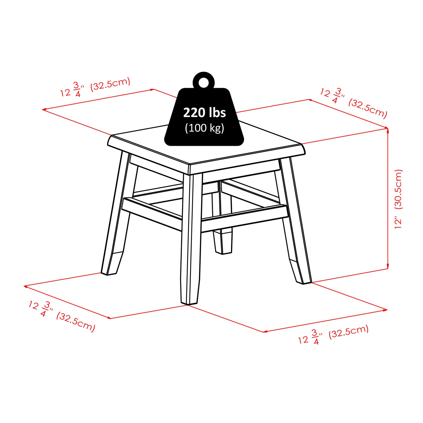 Kaya 2-Pc Conductor Stool Set, Coffee