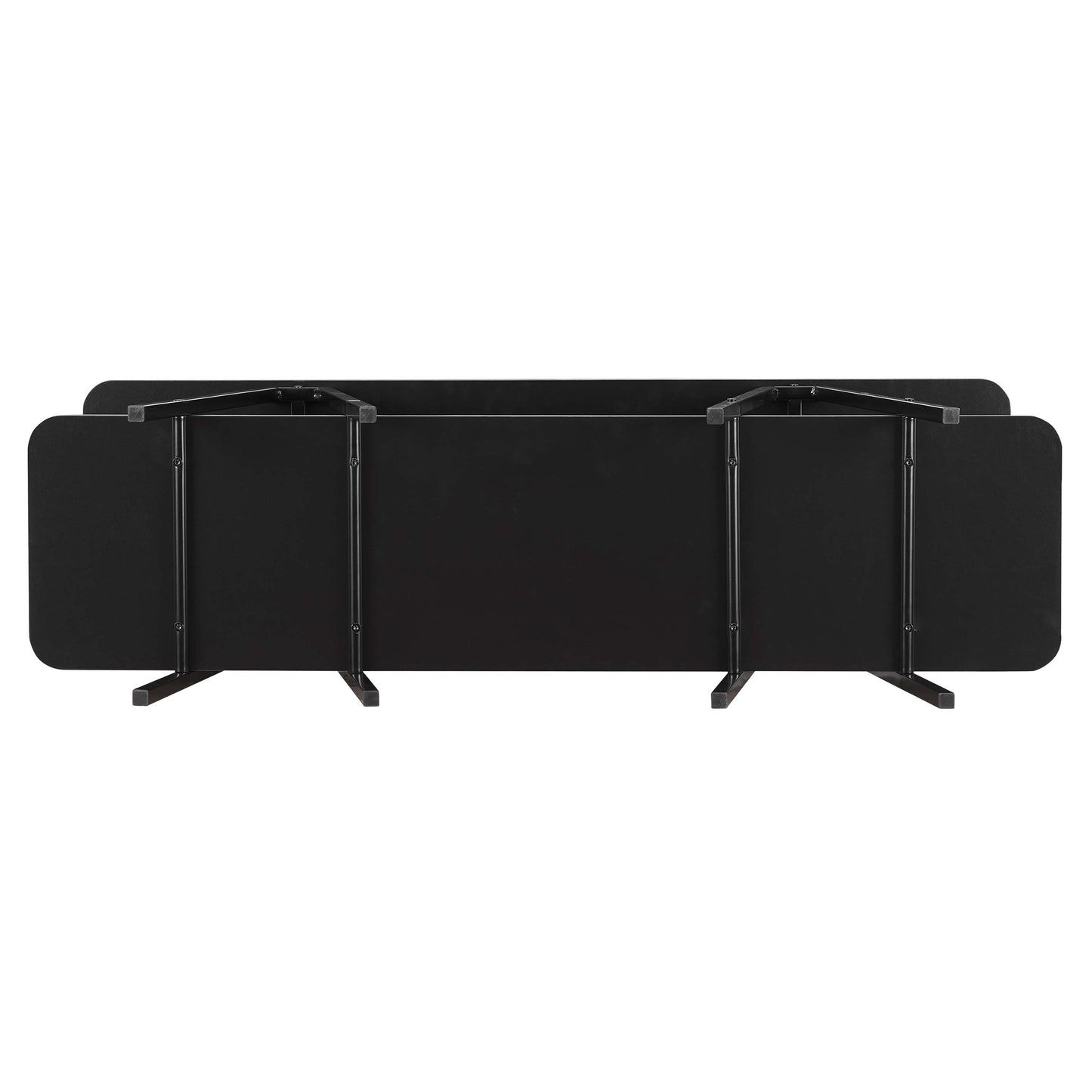 Celine Contemporary Modern 47" Console Table in Black 25547-BK