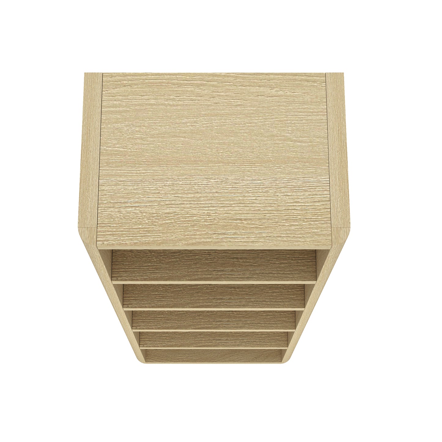 Rivington Modern 28" Open Bookcase in Natural Oak - Set of 3 3-BC003-NA