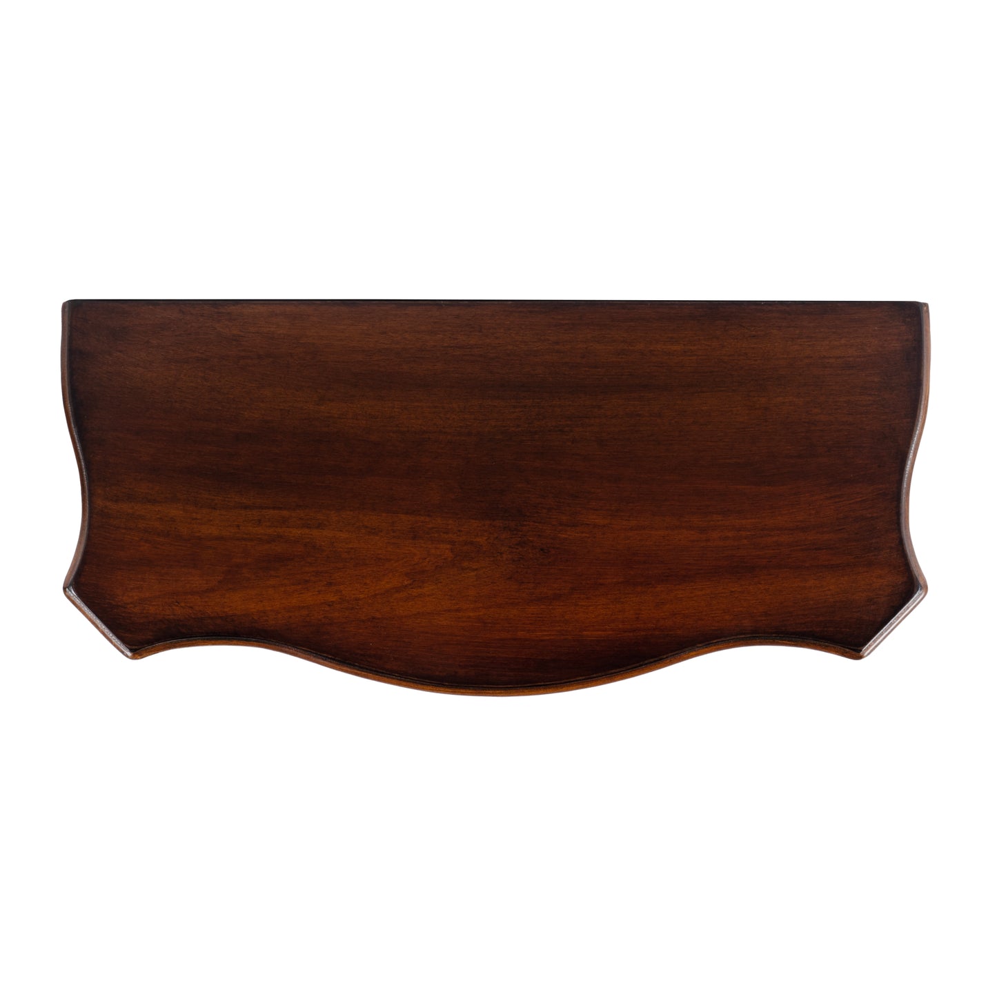 Butler Specialty Company Cheshire 22 in. W Rectangular Wood Ballerina Console Table with Open Shelf, Medium Brown