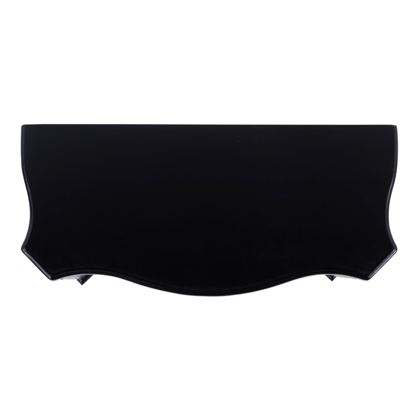 Butler Specialty Company Cheshire 22 in. W Rectangular Wood Ballerina Console Table with Open Shelf, Black
