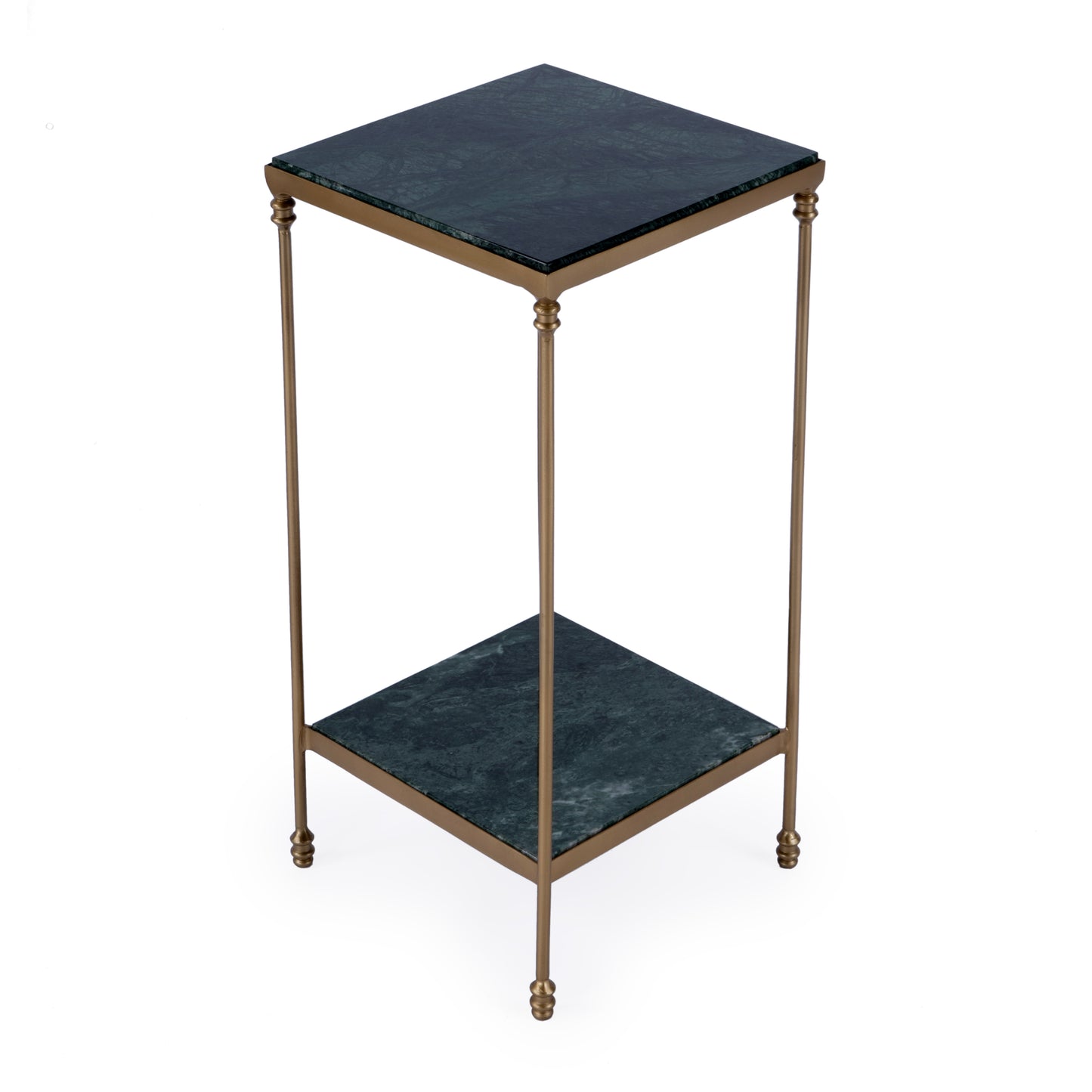 Larkin Marble & Iron Side Table in Green 3319475