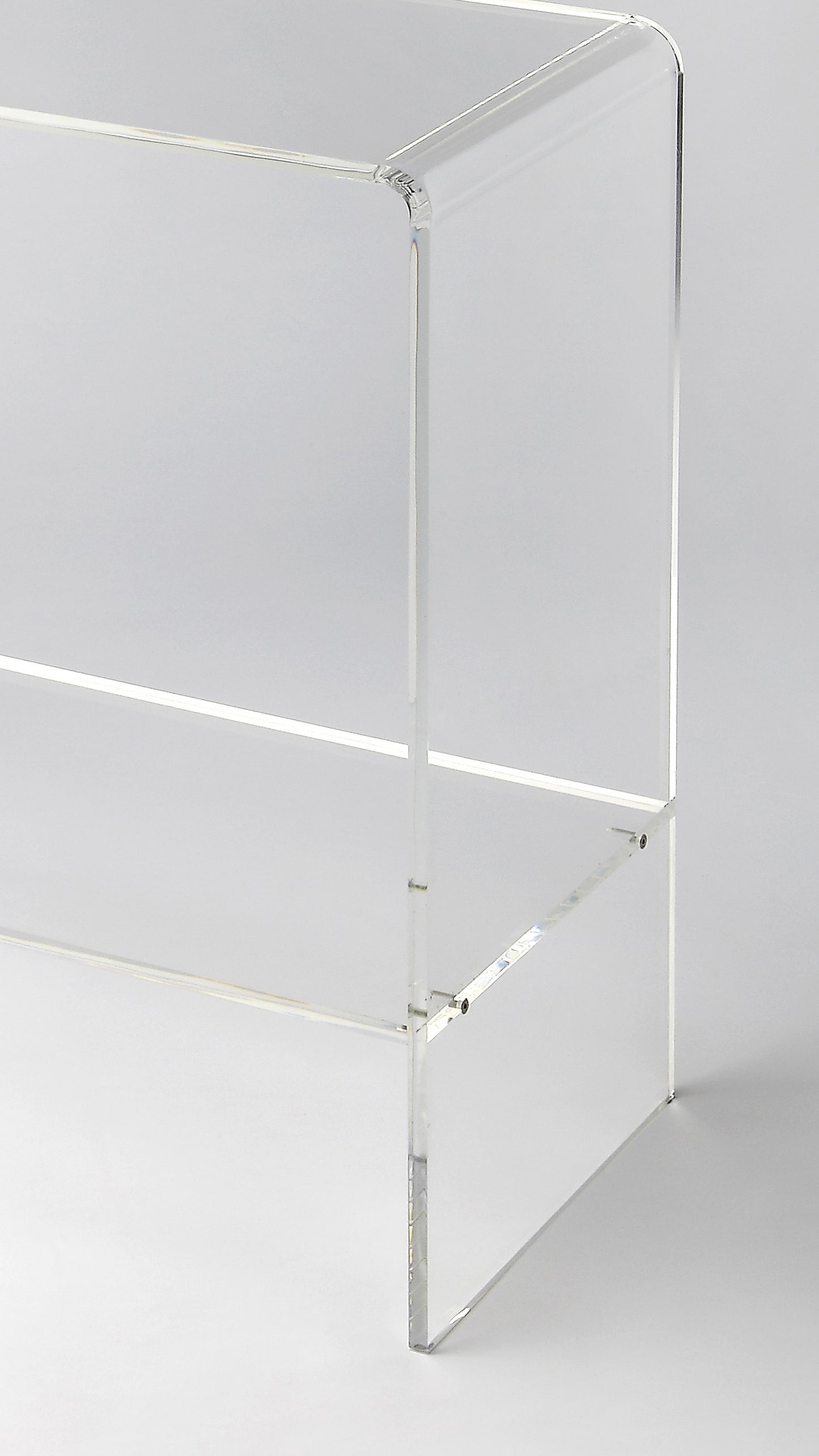 Butler Specialty Company Crystal 32 in. W Rectangular Clear Acrylic Console Table, Clear