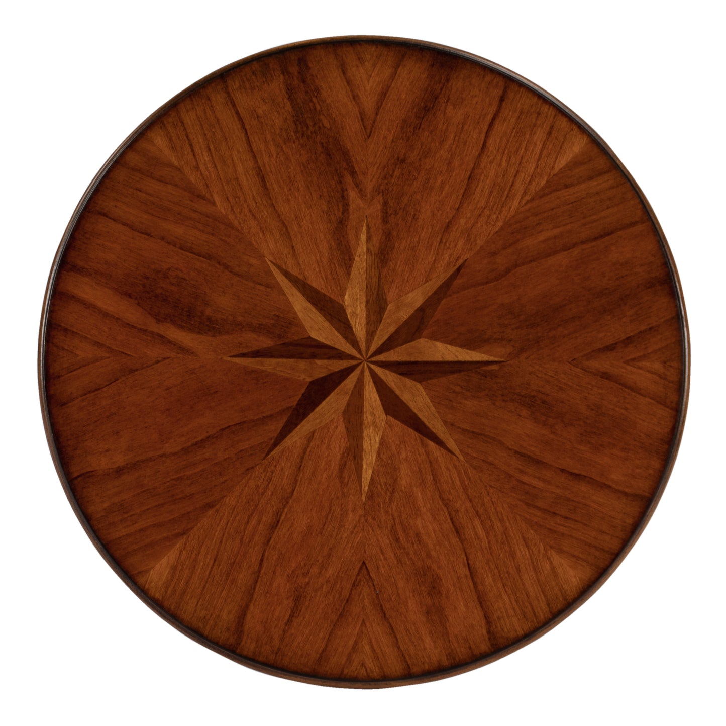 Butler Specialty Company Isla 16 in. W Round Wood 3 Leg Side Table, Medium Brown