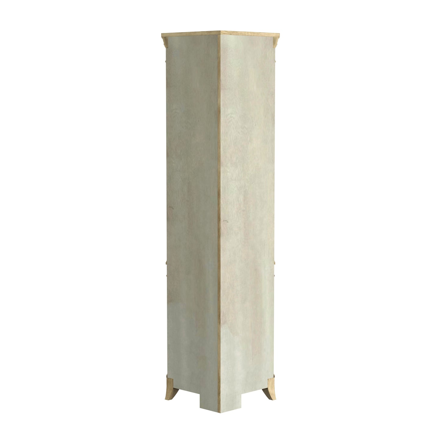 Dowling 1 Door Corner Cabinet in Beige 3621424