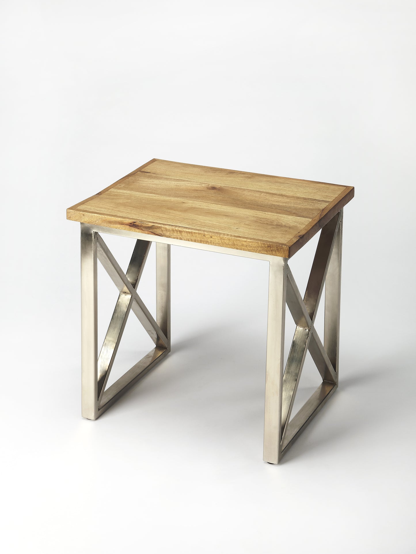 Laudan Industrial Chic Side Table in Multi-Color 3683330