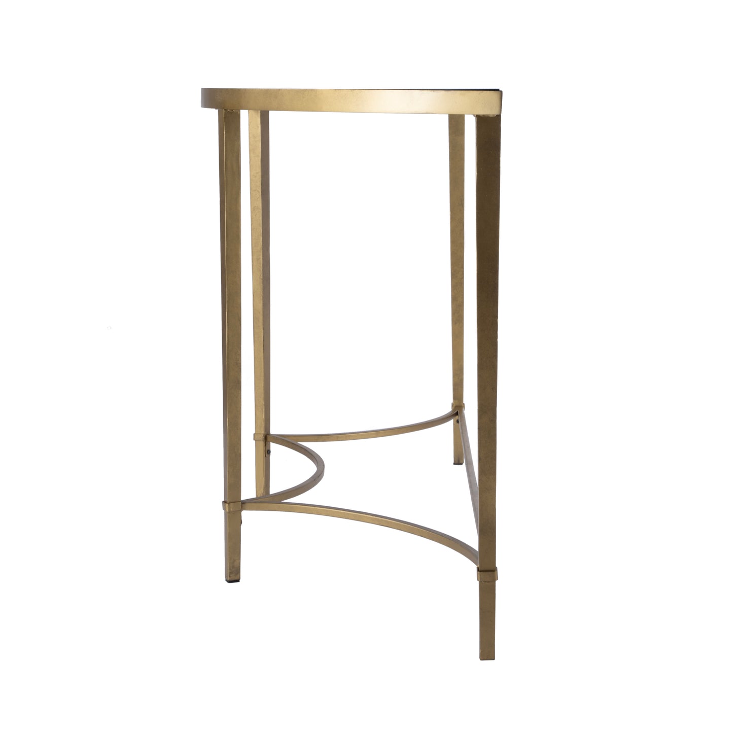 Butler Specialty Company Monica 50 in. W Demilne Glass and Metal Console Table, Gold