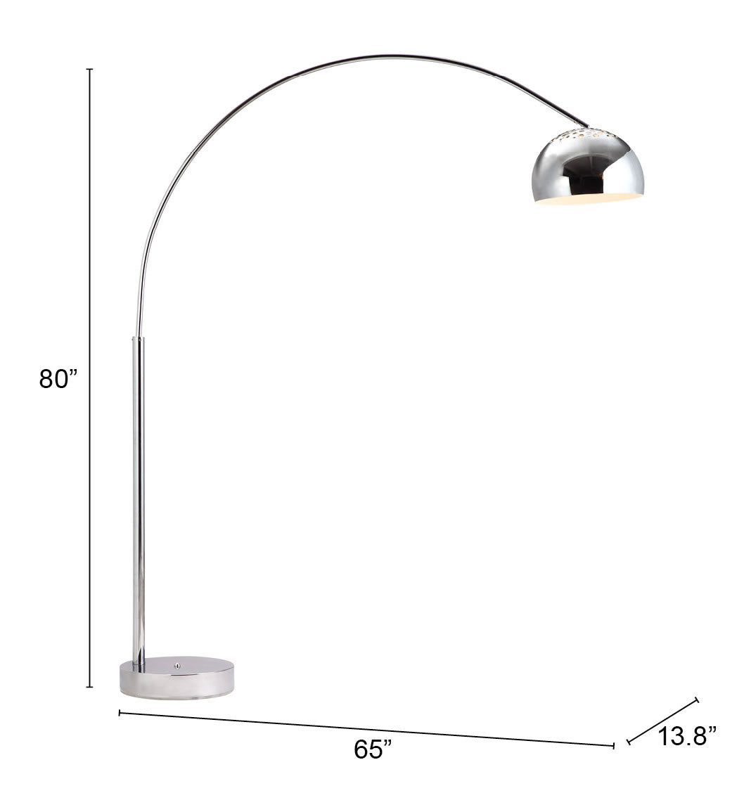 Galactic Floor Lamp Chrome