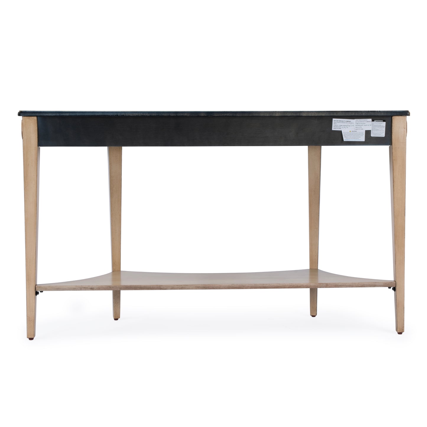Butler Specialty Company Astor 54"W Demilune Console Table, Tan/Beige