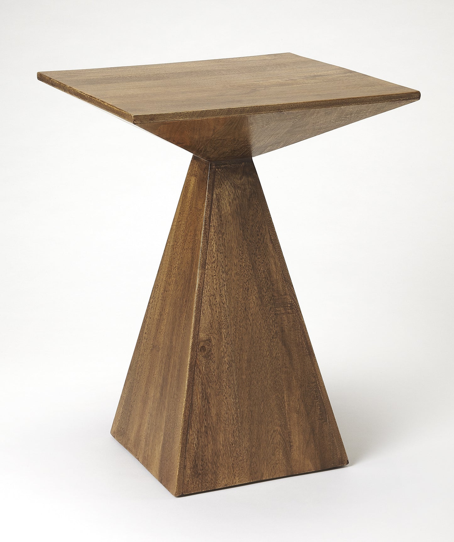 Titus Modern Wood End Table in Light Brown 4425140
