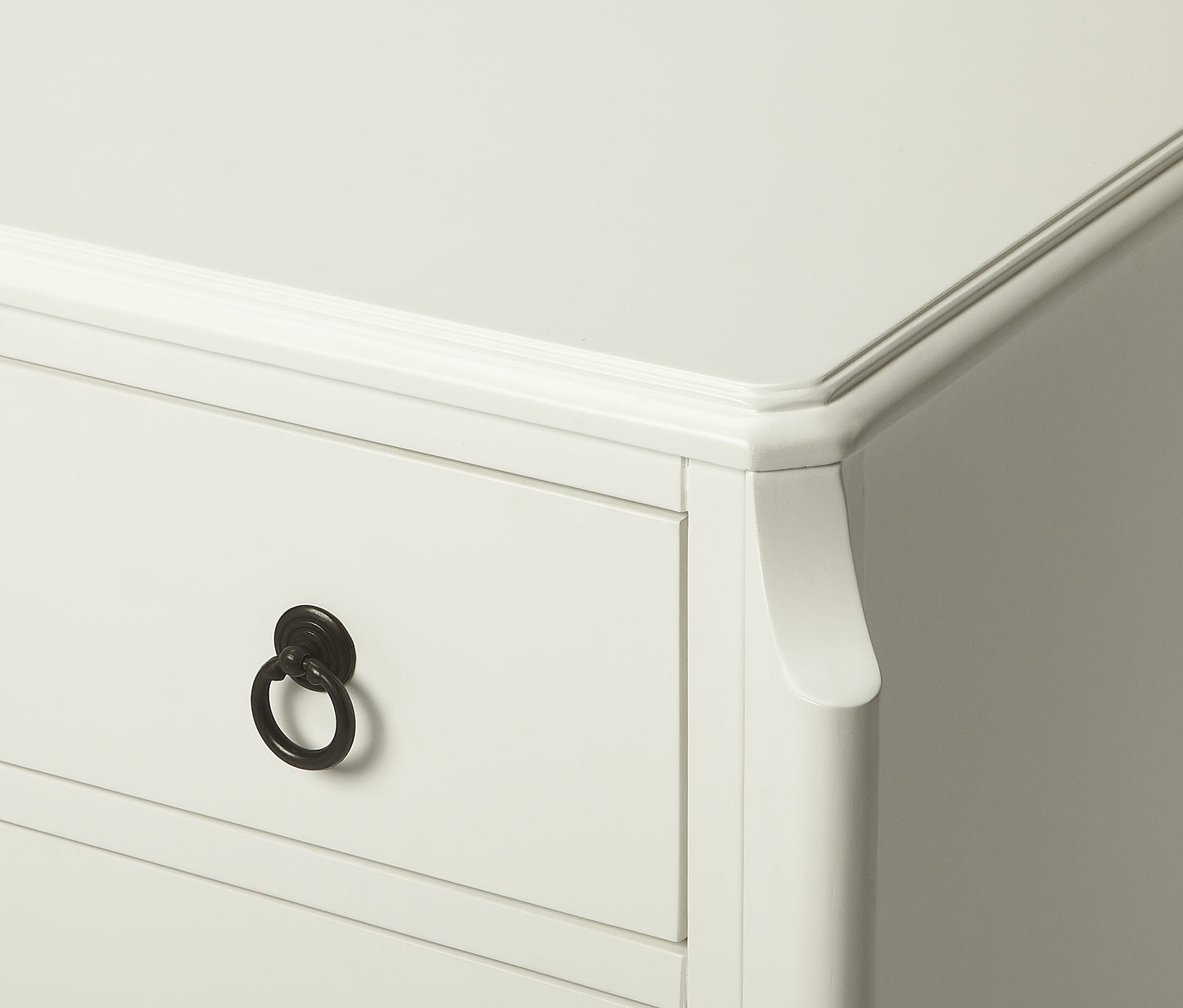 Butler Specialty Company Wilshire 34 in. W Rectangular Wood 3 Drawer Accent Chest, White