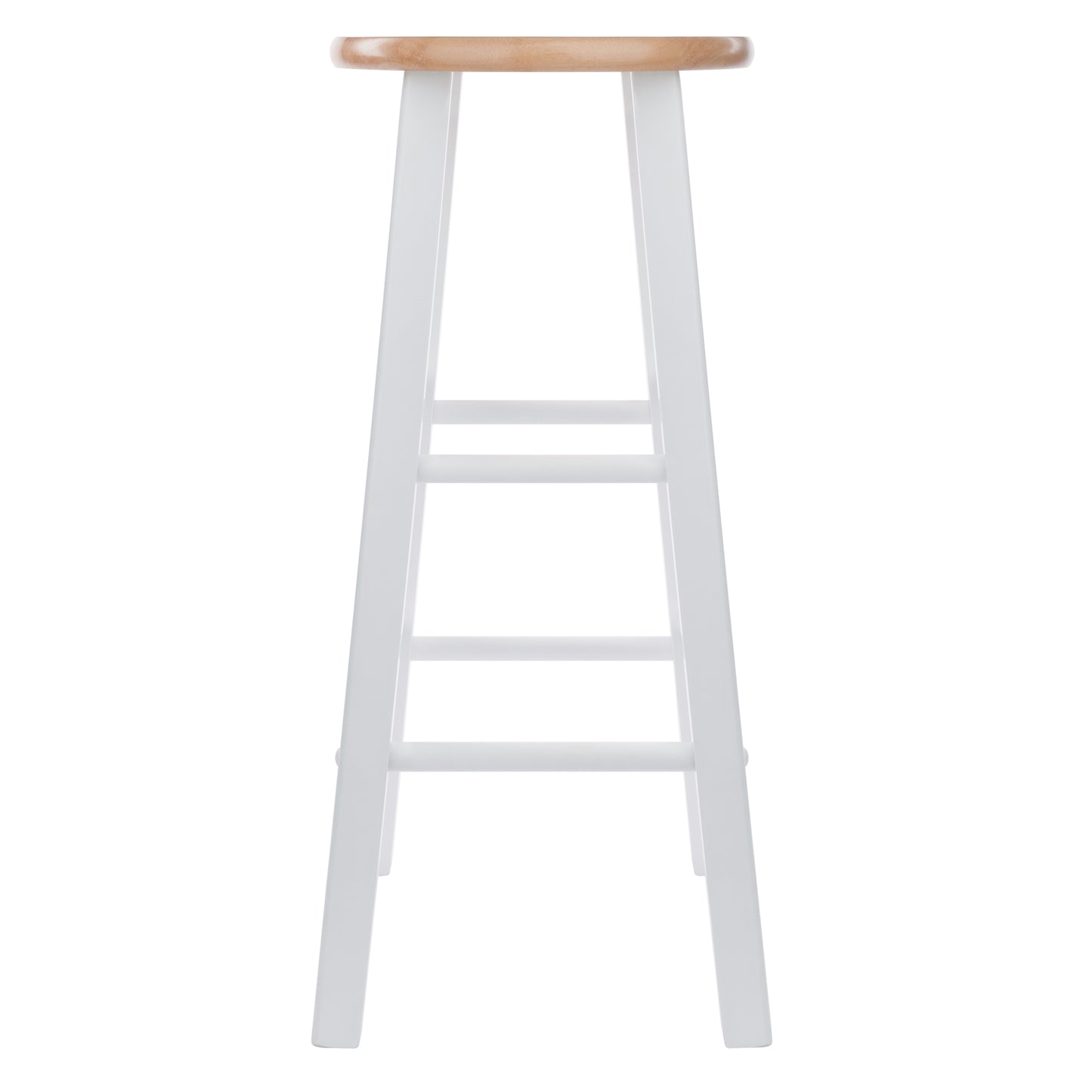 Element 2-Pc Bar Stool Set, Natural and White
