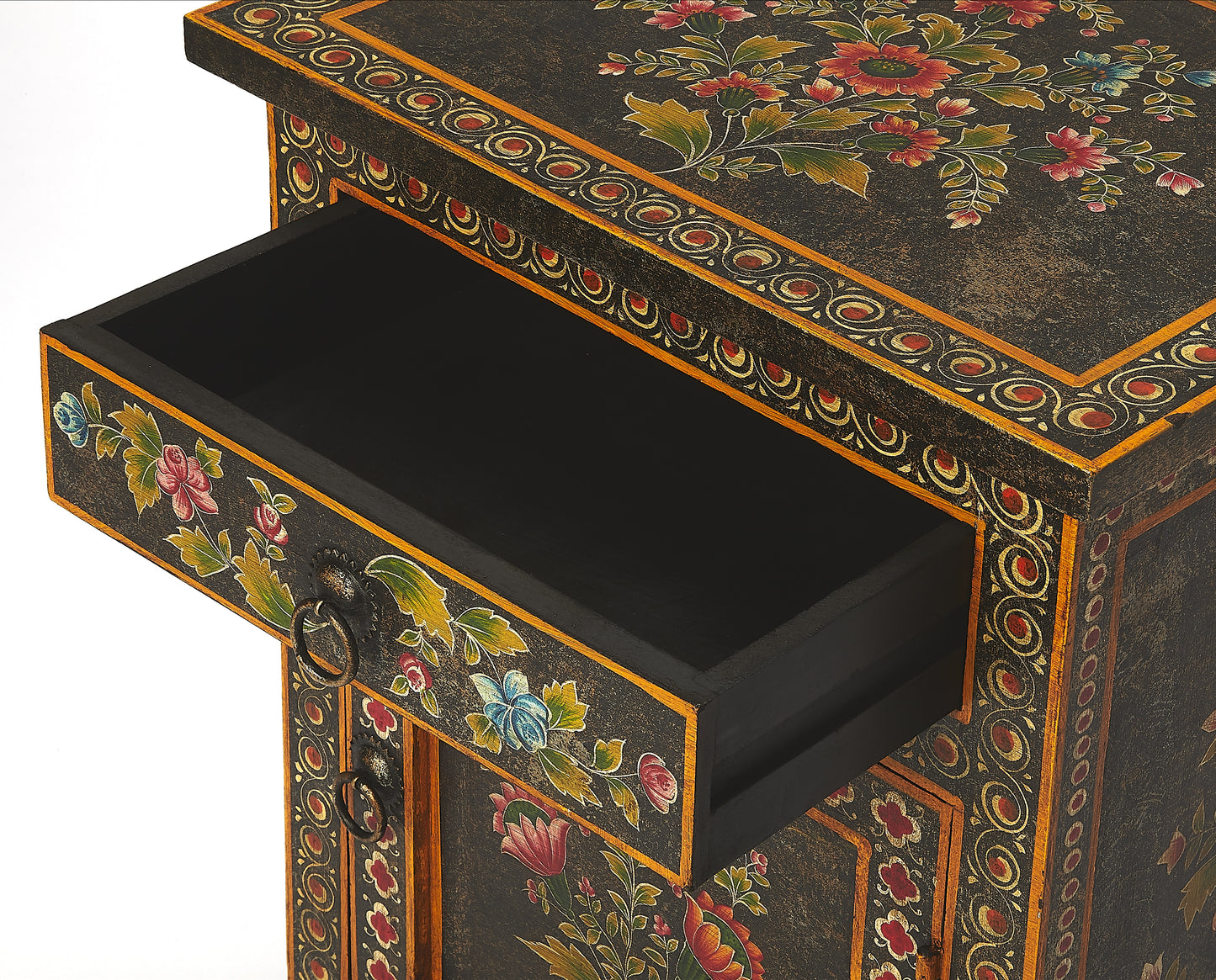 Bihar Hand Painted Chest in Multi-Color 5365290