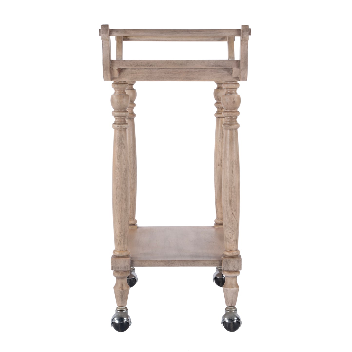 Danielle Marble Bar Cart in Tan/Beige 5518415