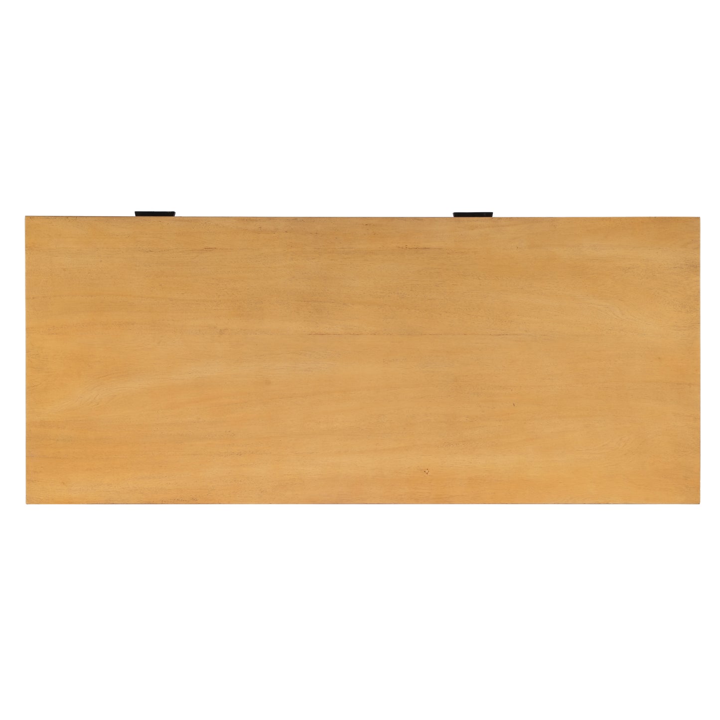 Butler Specialty Company Hans 48 in. W Rectangular Wood and Iron 4 Drawer Modern Writing Desk, Light Brown