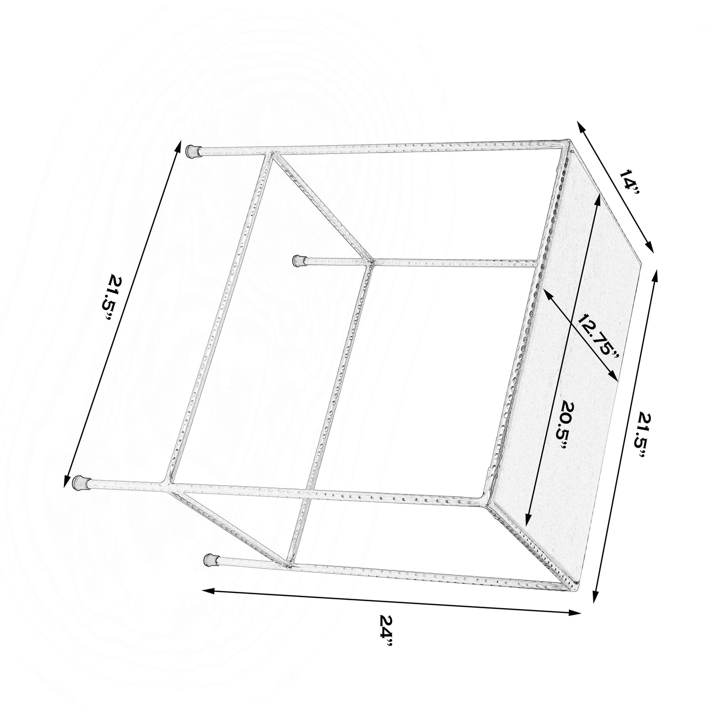 Isa Marble End Table in White 5620220