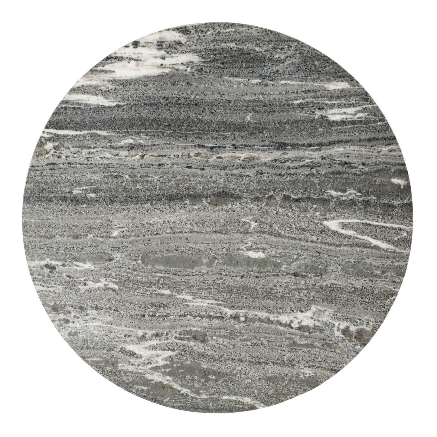 Grafton Marble Round Coffee Table in Gold,Gray 5628025