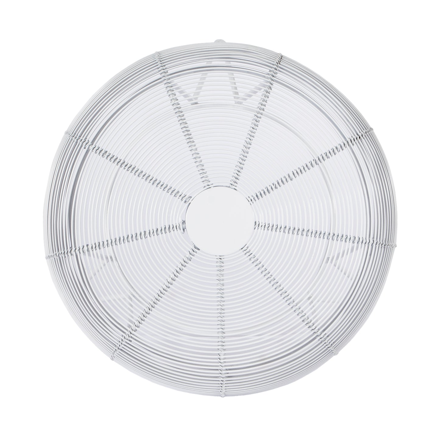 Butler Specialty Company Allen 15 in. W Round Metal Decorative Wire Side Table, White