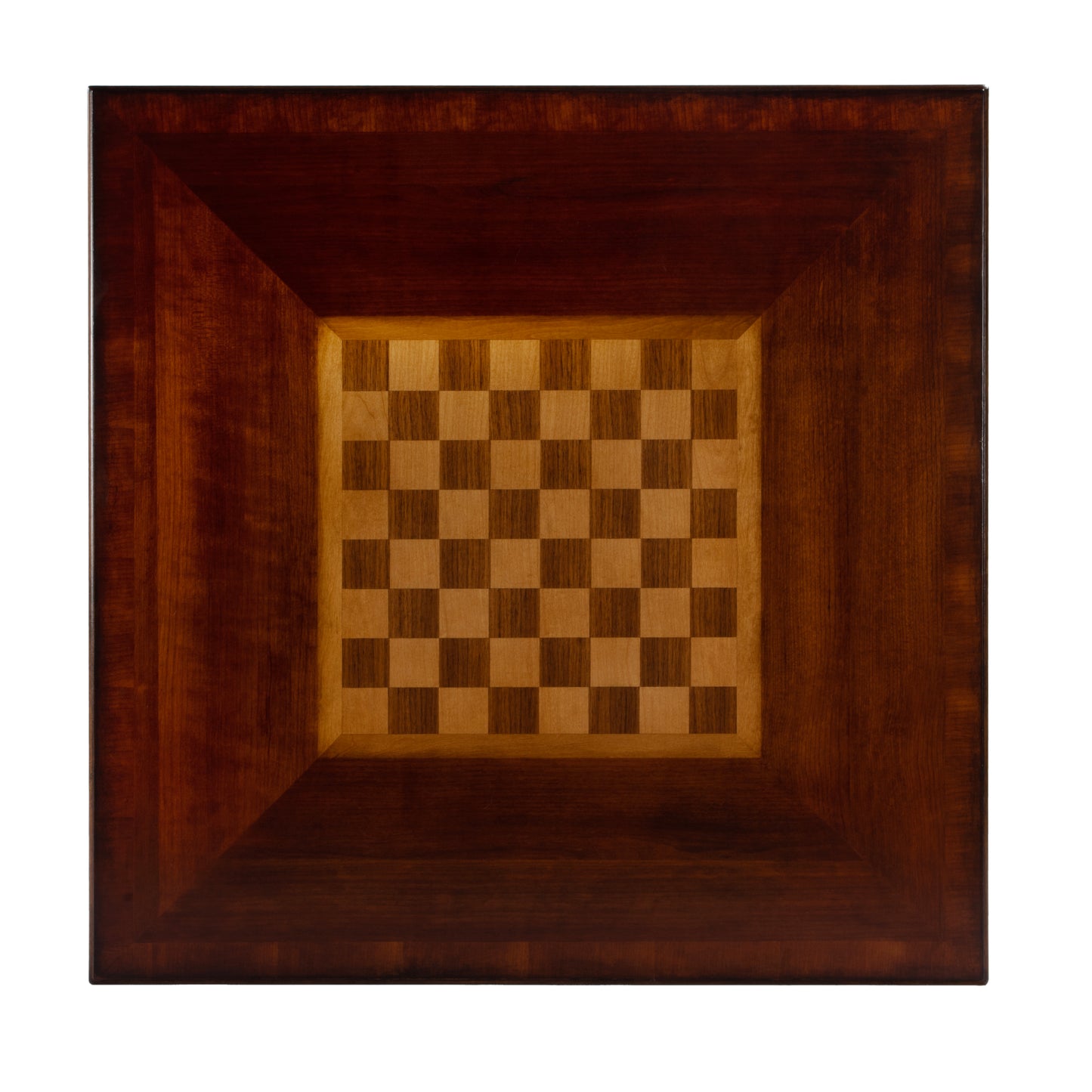 Butler Specialty Company Daltrey 36 in. W Square Wood Chess-Checkers Game Table, Medium Brown