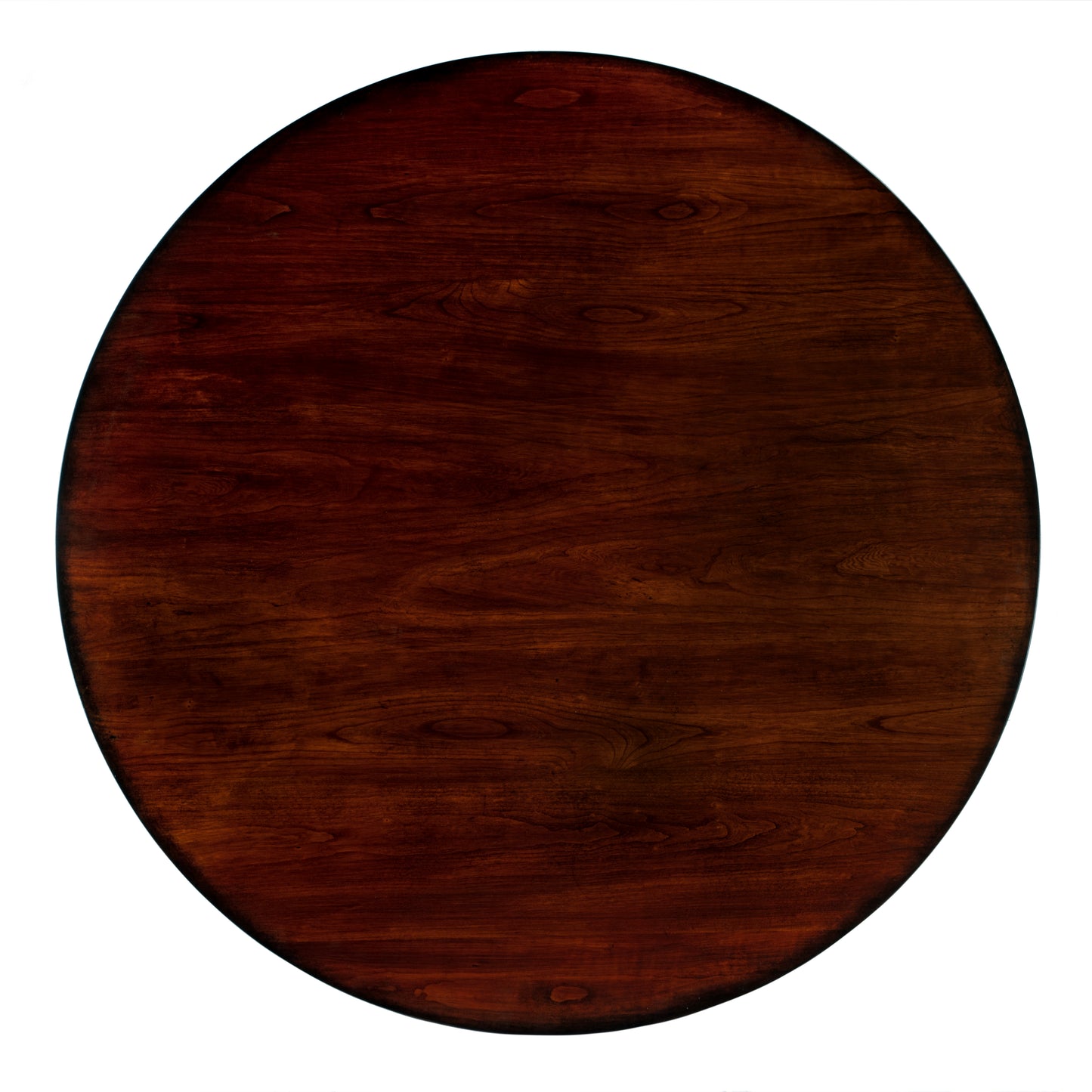 Butler Specialty Company Evie 48 in. W Round Wood Single Pedestal Dining Table, Medium Brown