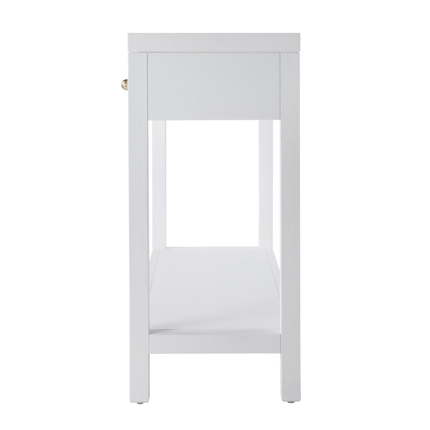 Nora 2 Drawer Console Table in White 5739477