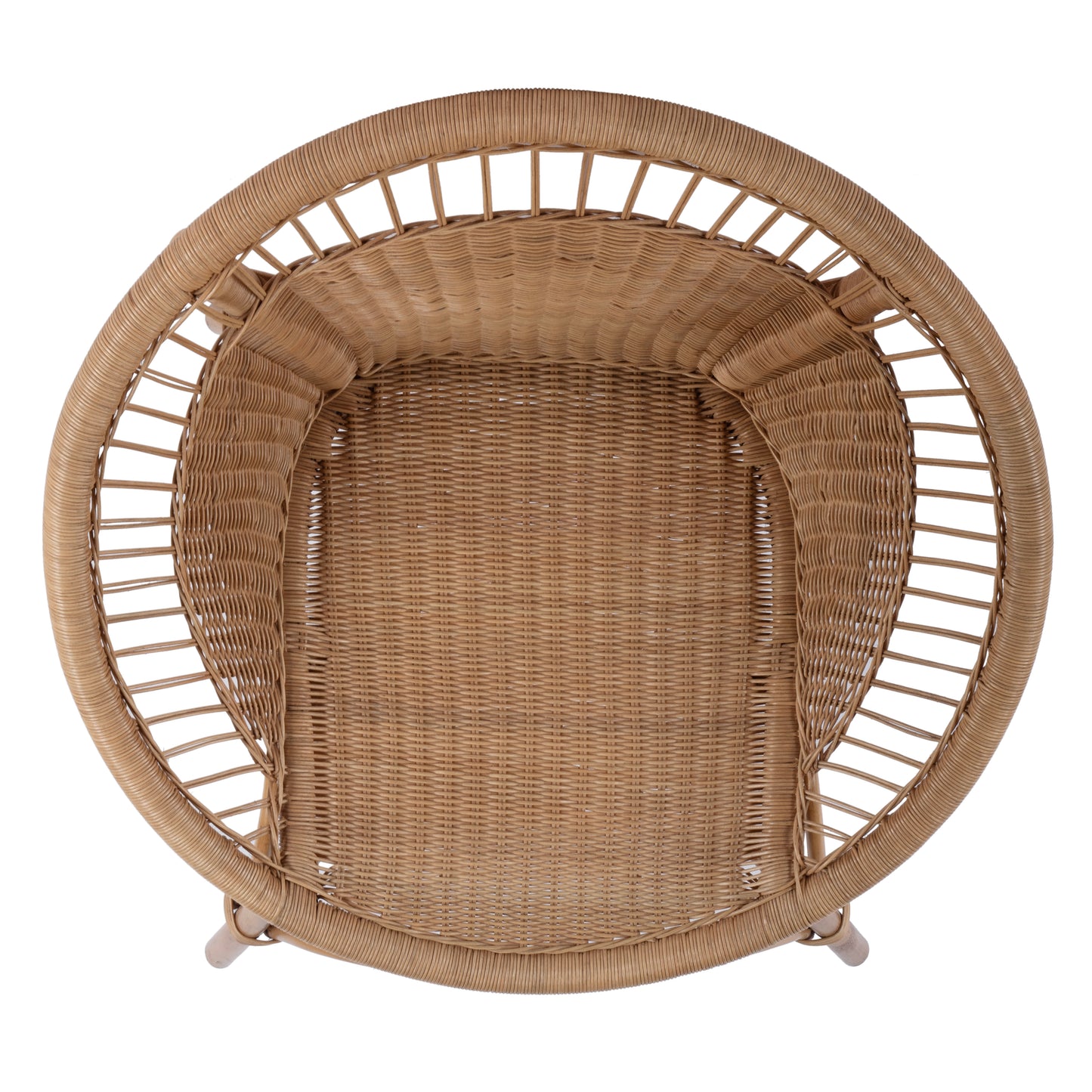 Butler Specialty Company Savannah Woven Rattan Accent Chair, Natural