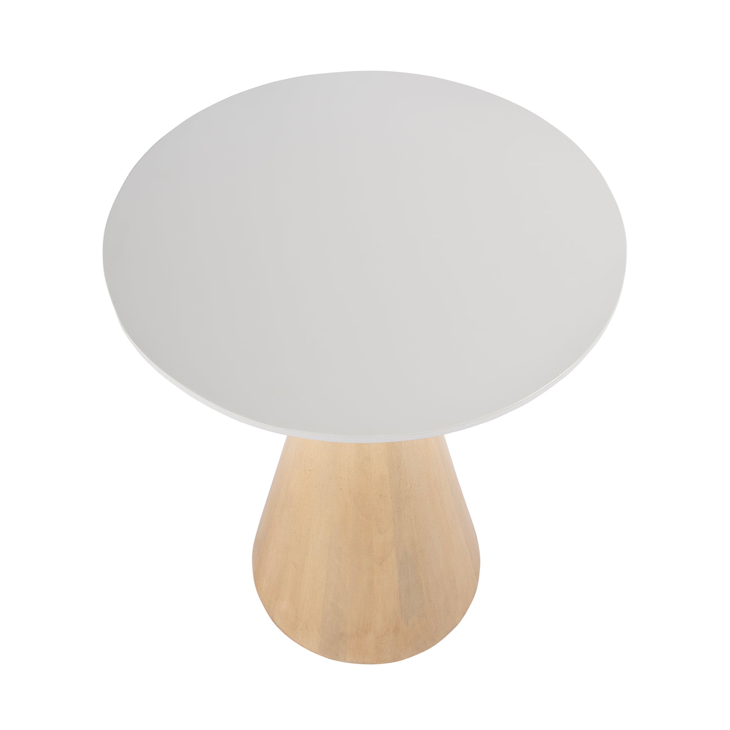 Butler Specialty Company Via 20 in. W Round Solid Wood Side Table, Natural