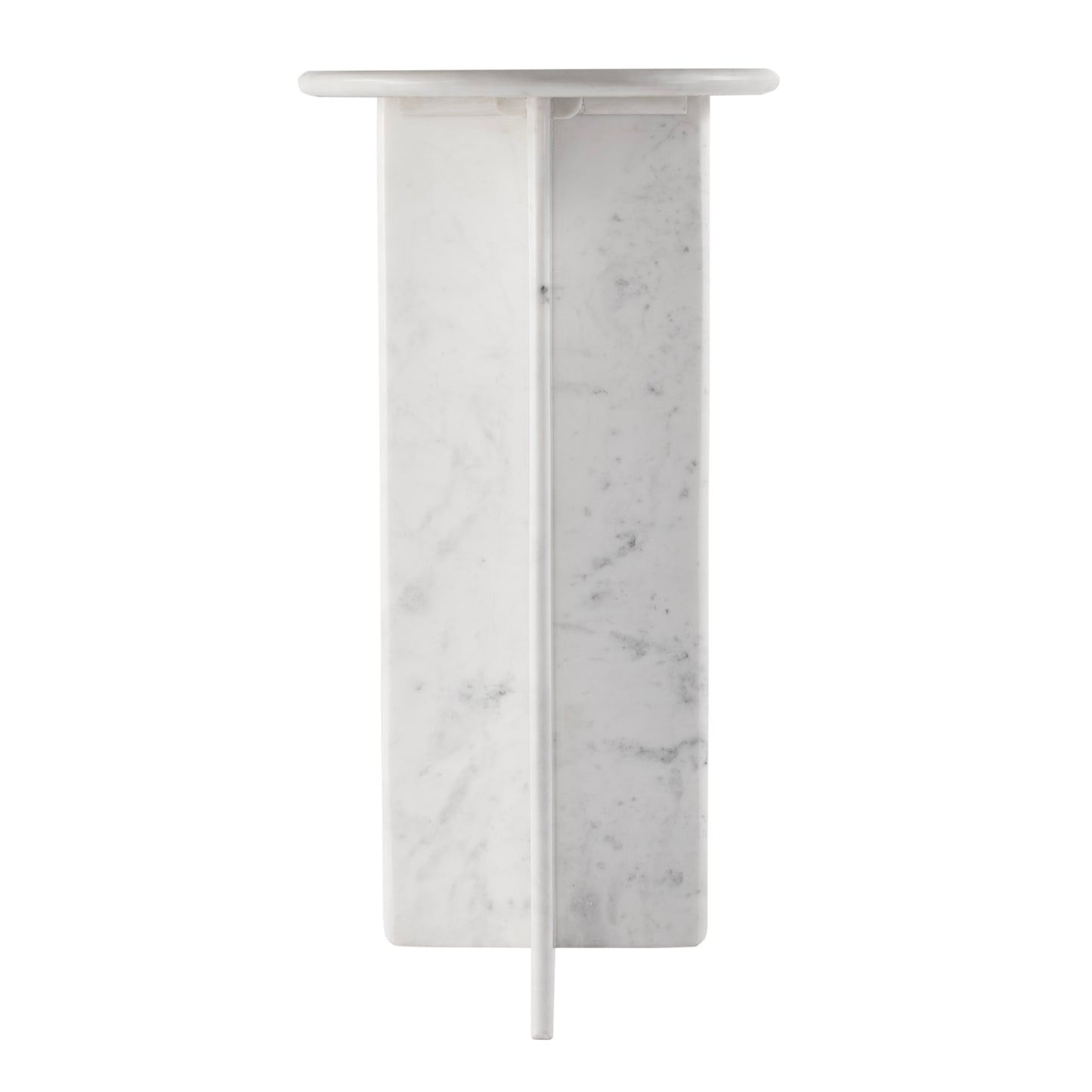 Butler Specialty Company Vienna 54 in. W Rectangular 100% Marble Console/Sofa Table, White