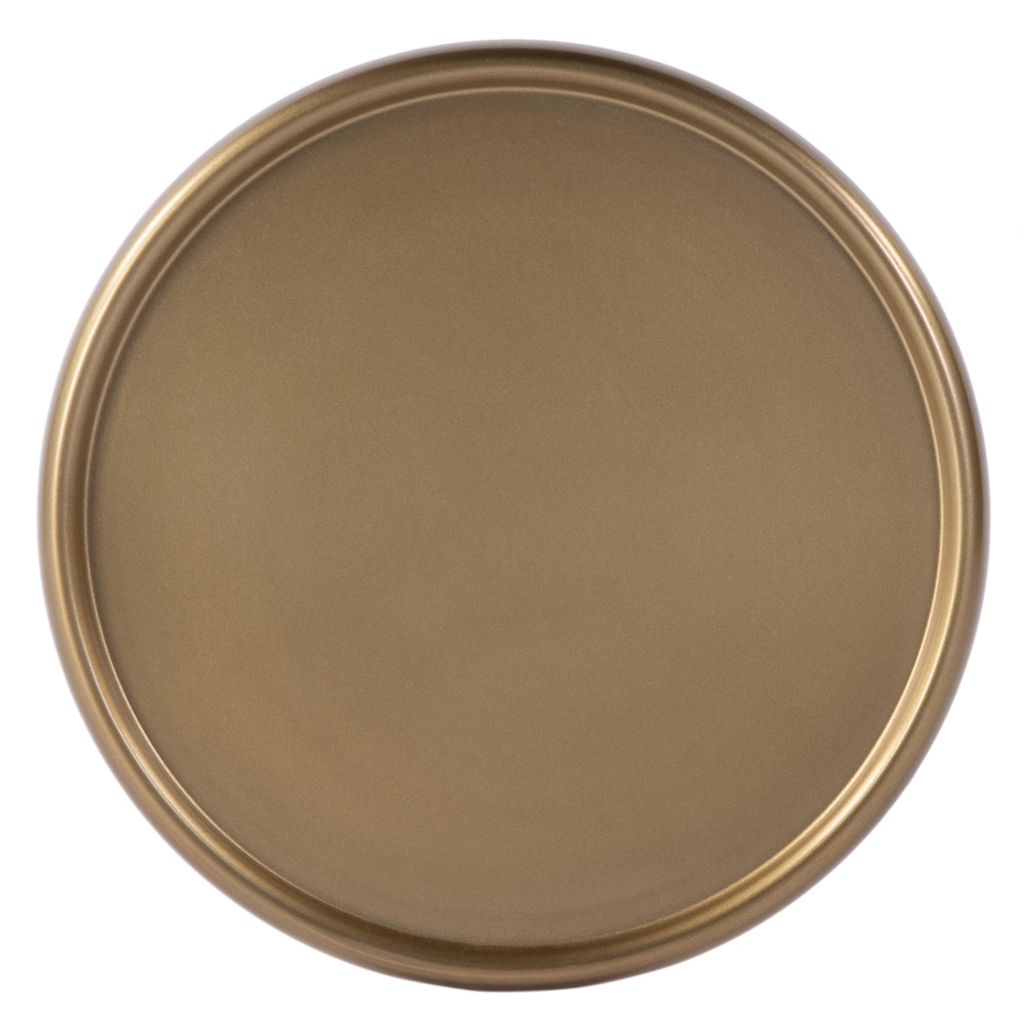 Butler Specialty Company Astoria 10 in. W Round Metal Pedestal Base End Table, Antique Gold