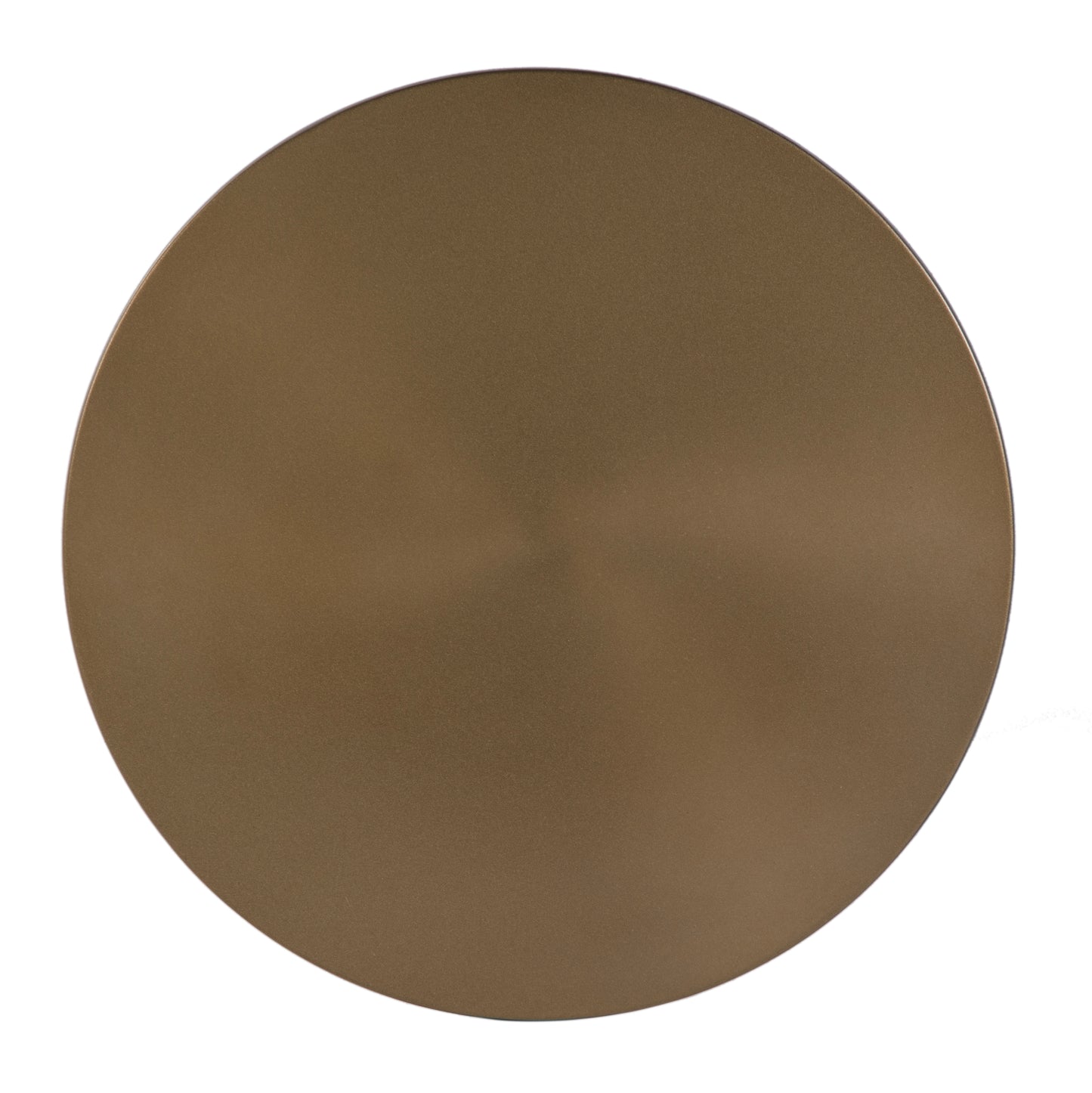Butler Specialty Company Passeo 10 in. W Round All Metal Pedestal Base End Table, Gold