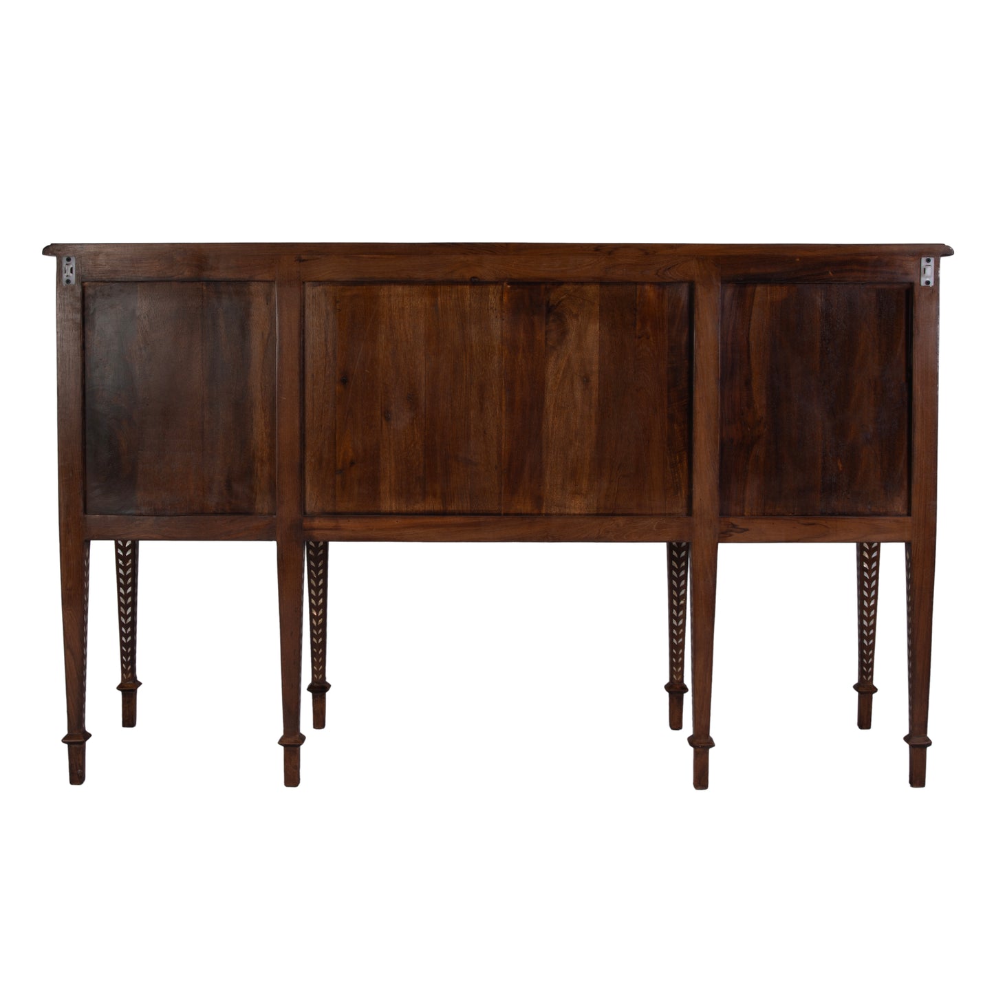 Butler Specialty Company Manali 60 in. W Rectangular Mother of Pearl and Wood 4 Drawer 2 Door Console Table, Brown